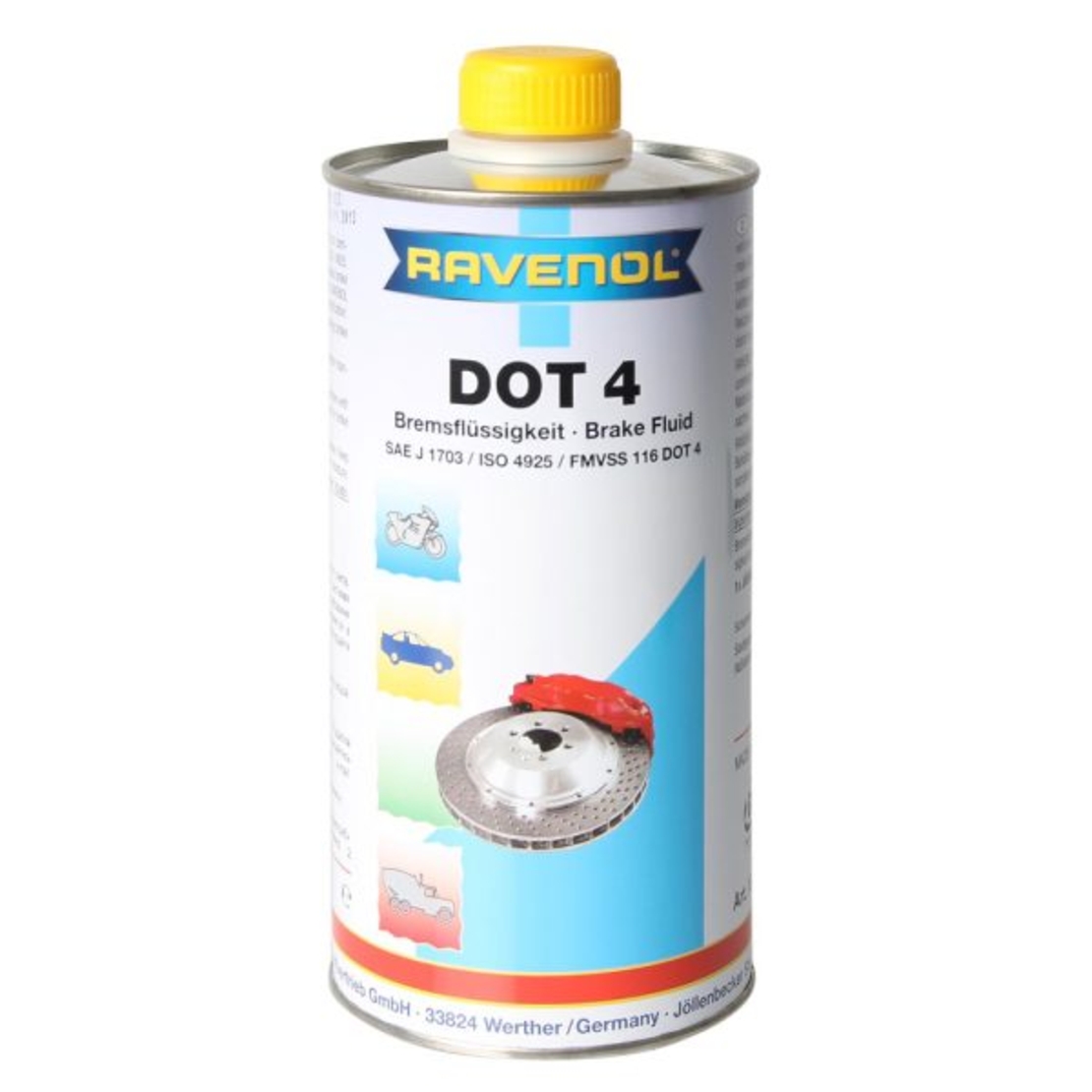 Спирачна течност RAVENOL DOT 4 1л.