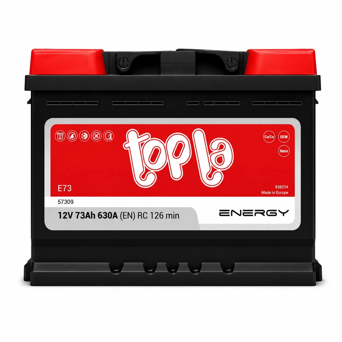 Акумулатор Topla Energy 12V 73Ah