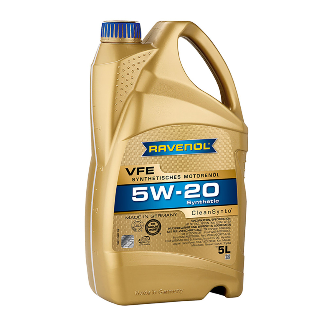 Моторно масло RAVENOL VFE SAE 5W-20 5л.
