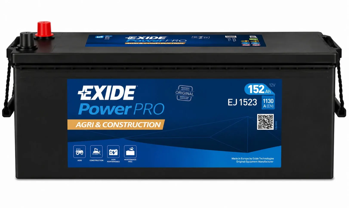 Акумулатор Exide PowerPRO 12V 152Ah 1130A EJ1523