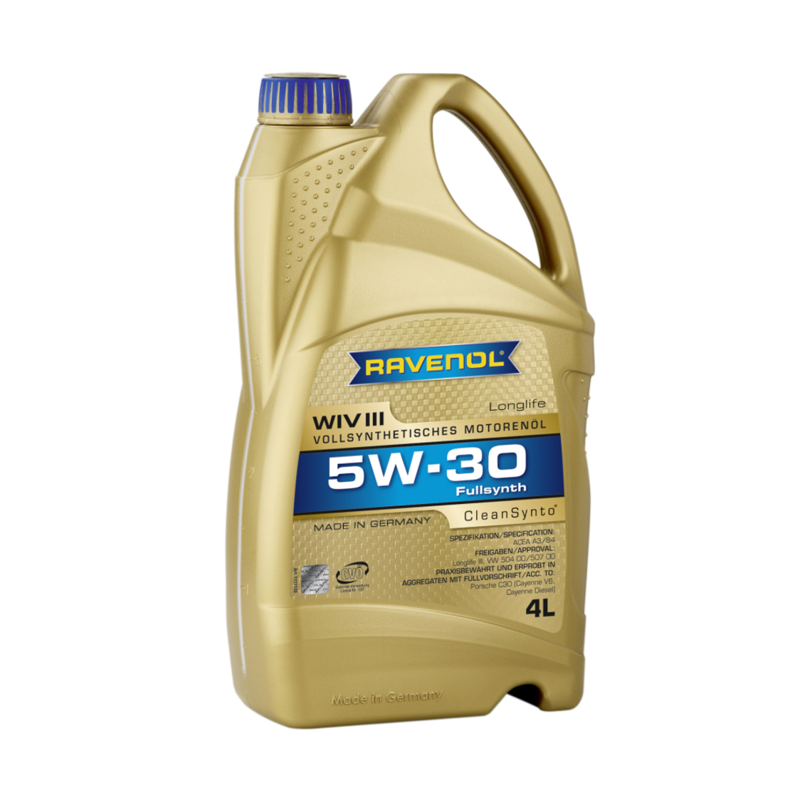 Моторно масло RAVENOL WIV III 5W-30 4л.