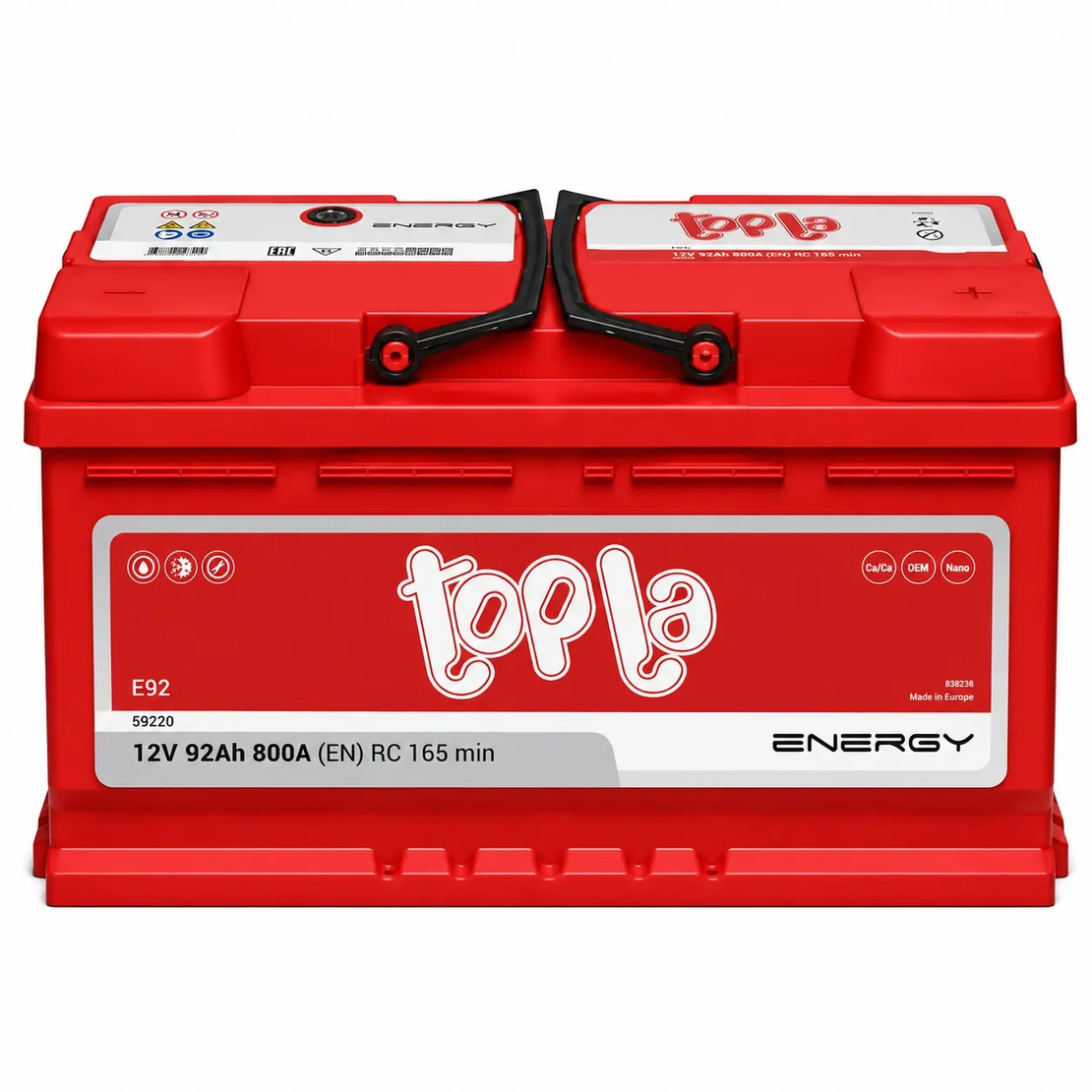 Акумулатор Topla Energy 12V 92Ah