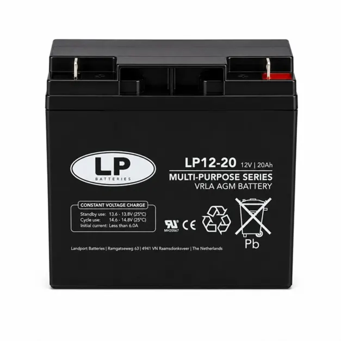 VRLA aкумулатор LP Battery 12V 20Ah LP12-20