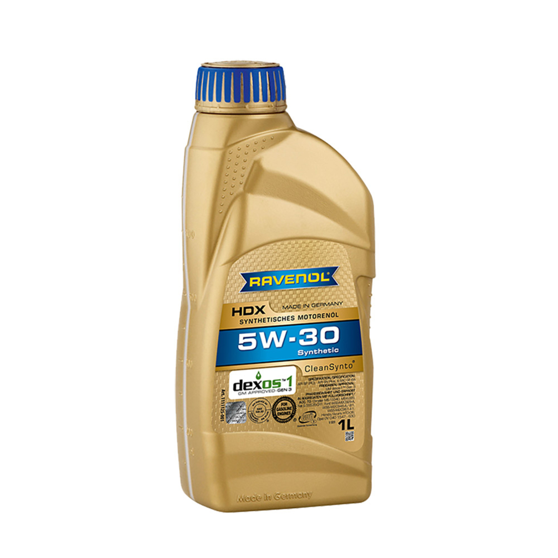 Моторно масло RAVENOL HDX SAE 5W-30 1л.