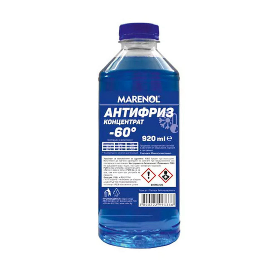 Антифриз Marenol концентрат -60 C 0.920л.