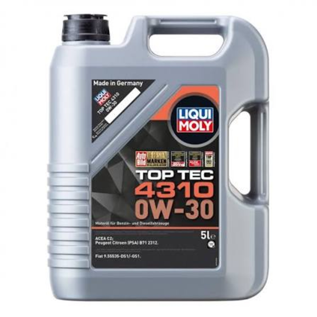 Масло LIQUI MOLY TOP TEC 4310 0W‑30  - 5 Литра