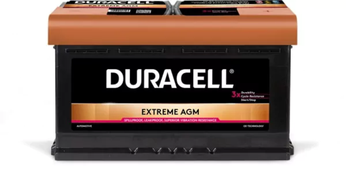 Акумулатор Duracell Extreme AGM 12V 80Ah 800A DE80