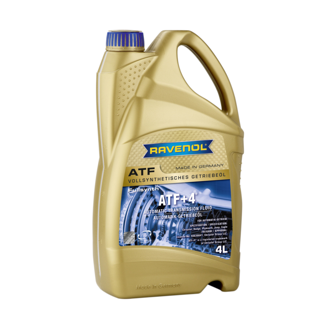 Трансмисионно масло RAVENOL ATF+4 Fluid 4л.