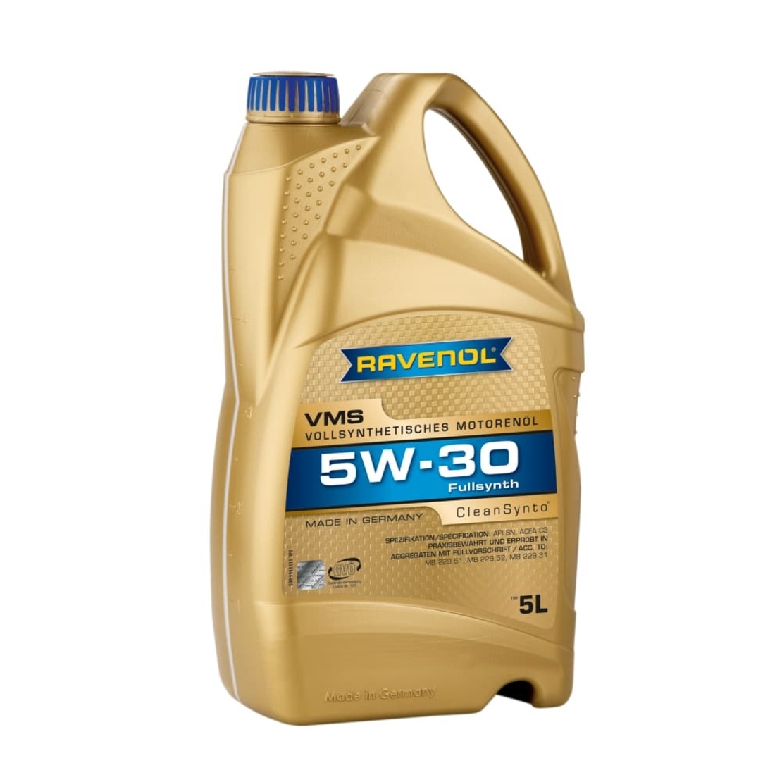 Моторно масло RAVENOL VMS 5W-30 5л.