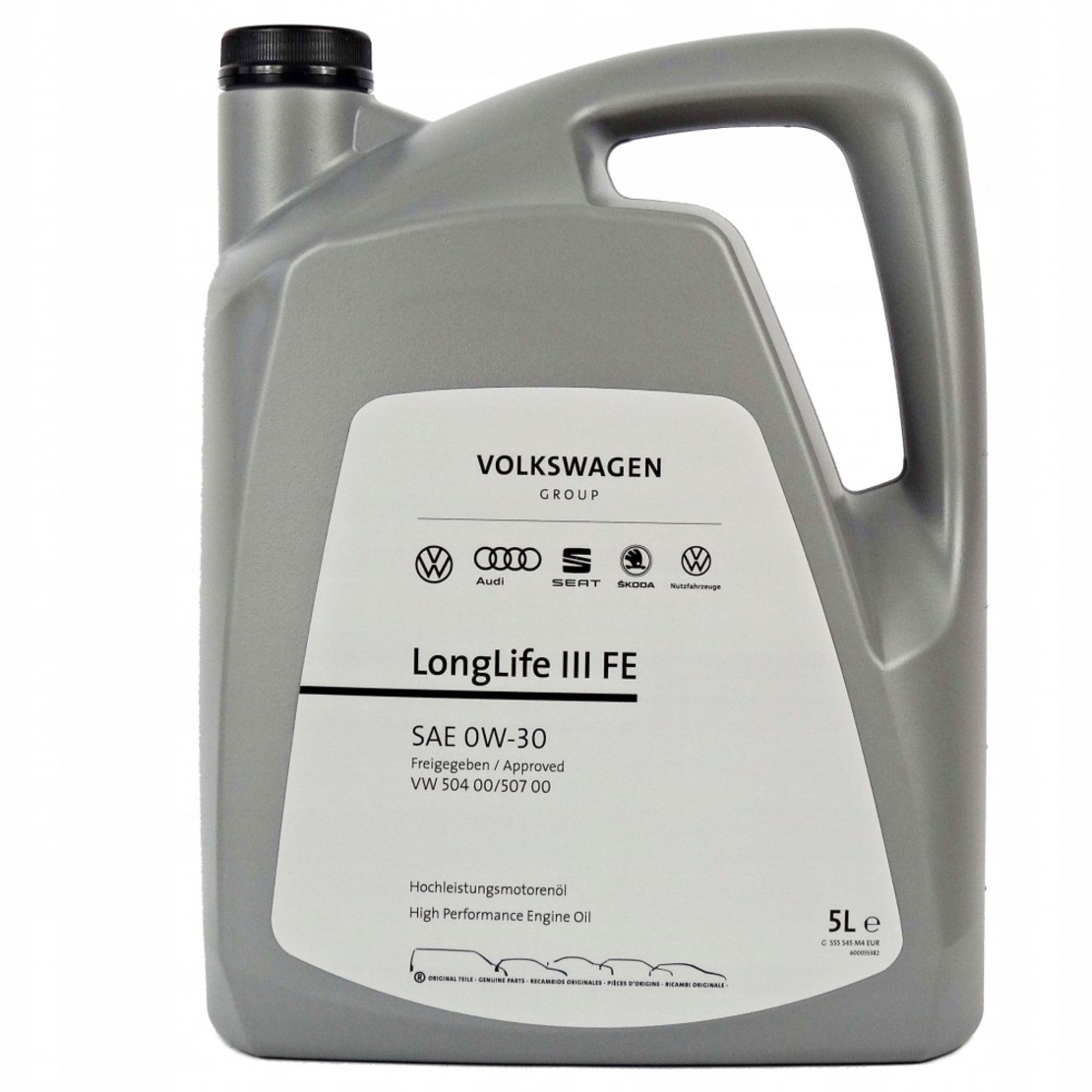 Моторно масло VAG Longlife III FE 0W-30 5л.
