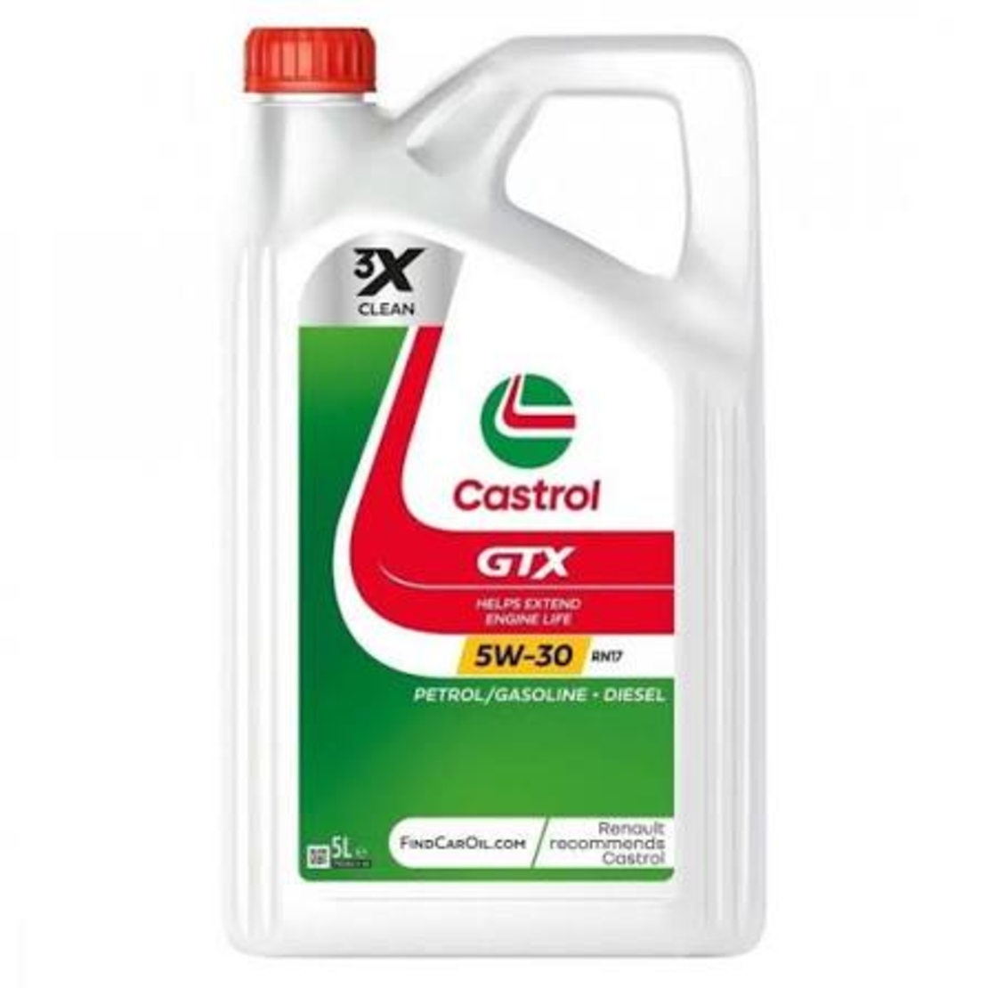 Масло Castrol GTX 5W-30 RN17 - 5 Литра