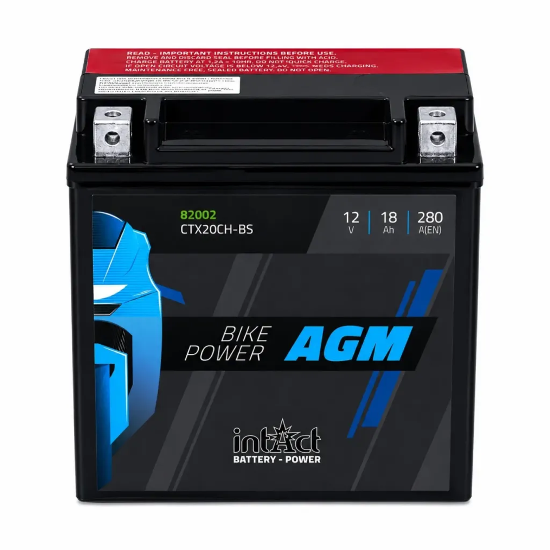 Мото акумулатор intAct Bike-Power AGM YTX20CH-BS CTX20CH-BS 280A