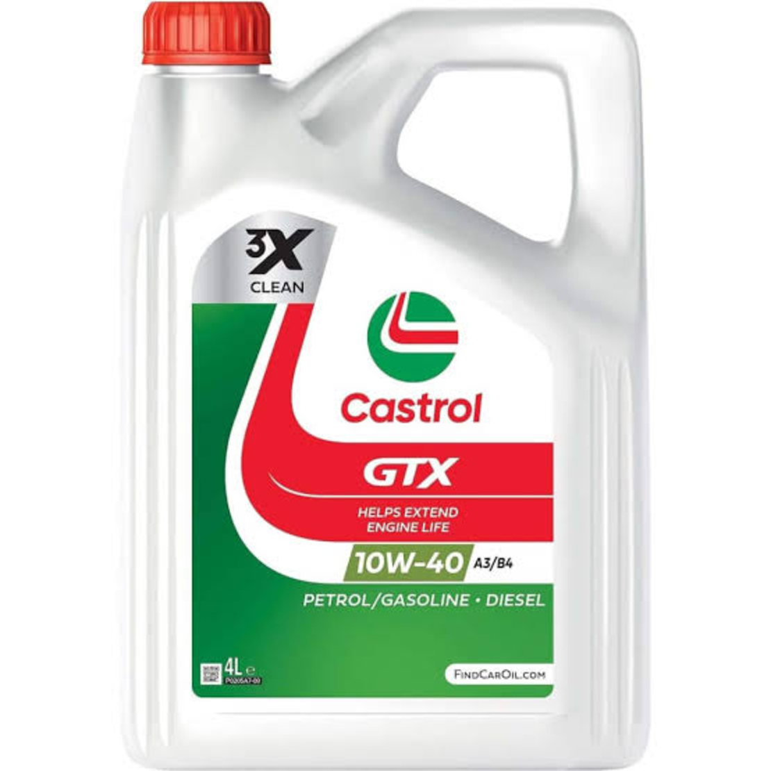 Масло Castrol GTX 10W-40 A/B - 4 Литра