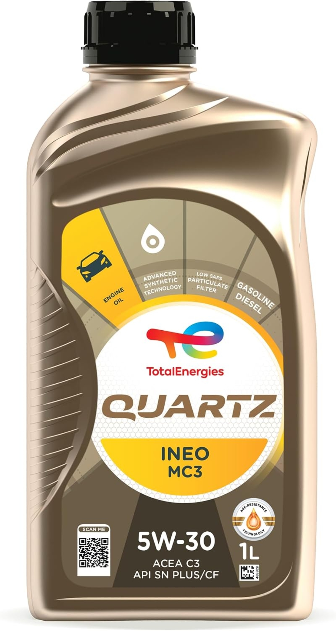 Масло TOTAL QUARTZ INEO MC3 5W30 ACEA C3 - 1L