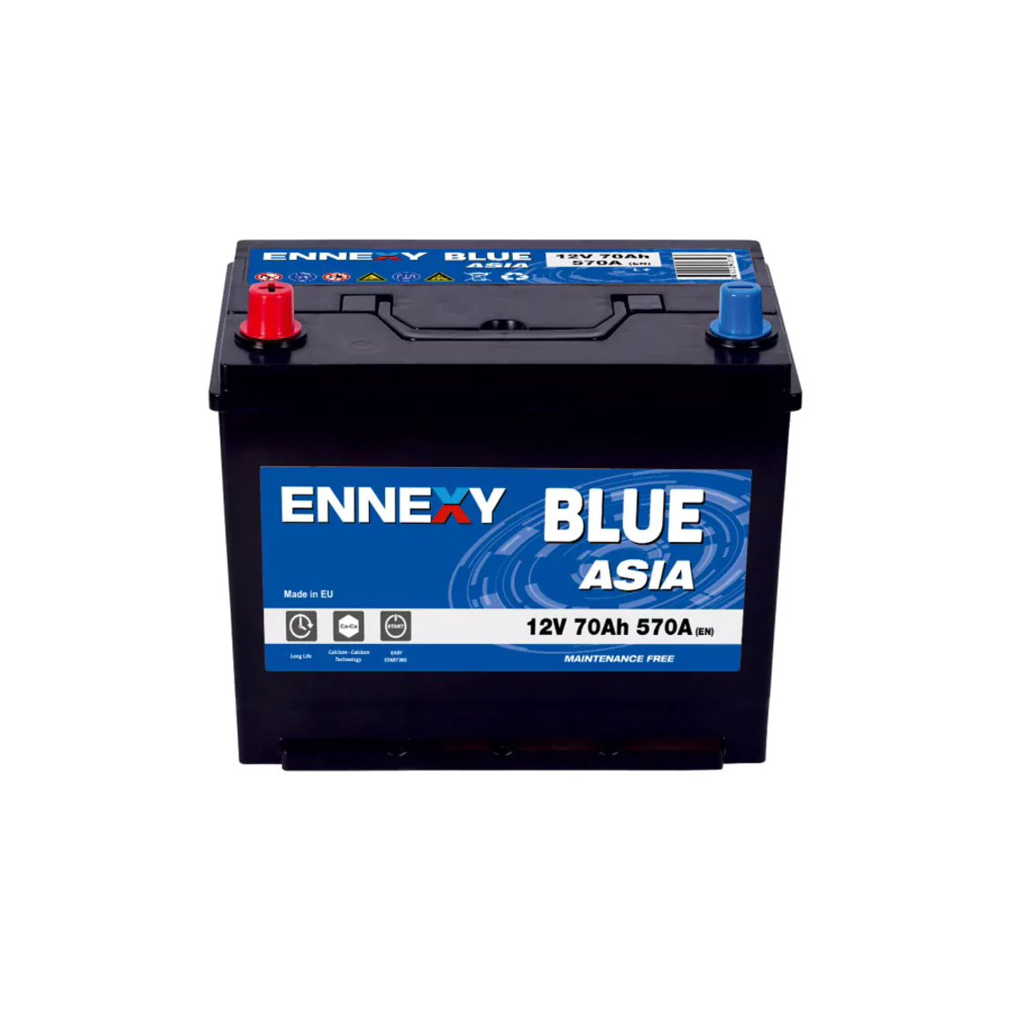 Акумулатор Ennexy Blue Asia JIS 12V 70AH 570A /л+/