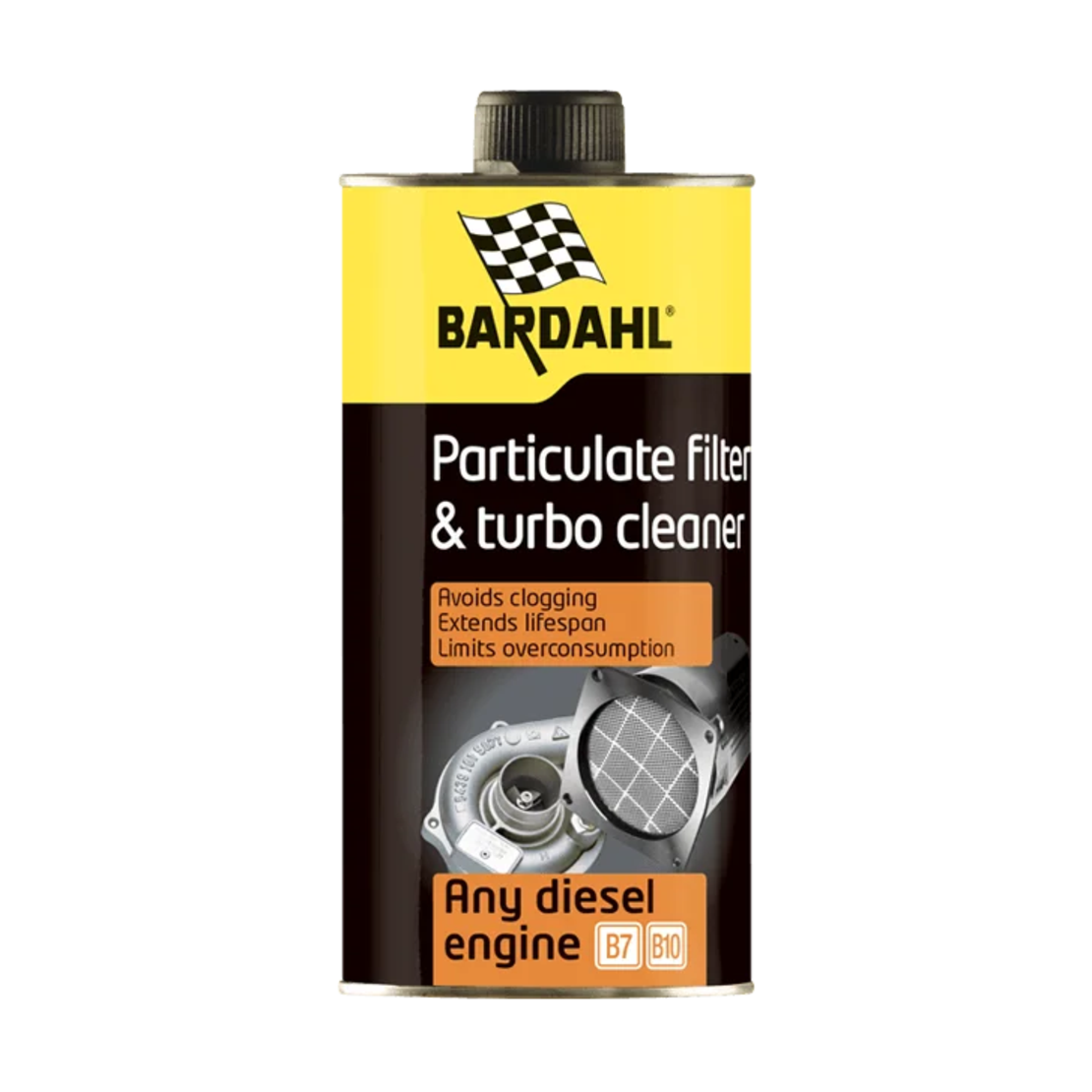Bardahl –, Particulate filter & Turbo cleaner - Почистване на филтър за твърди частици и Турбо - 1л.