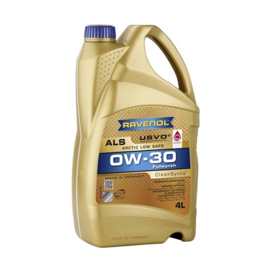 Моторно масло RAVENOL Arctic Low SAPS ALS 0W-30 4л.