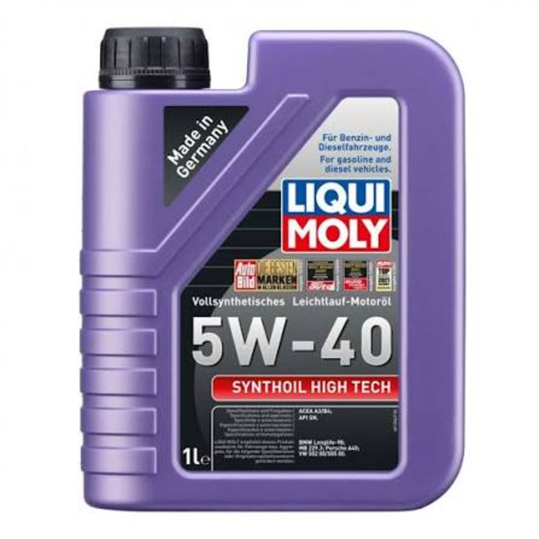 Масло LIQUI MOLY Synthoil High Tech 5W‑40 - 1 Литър