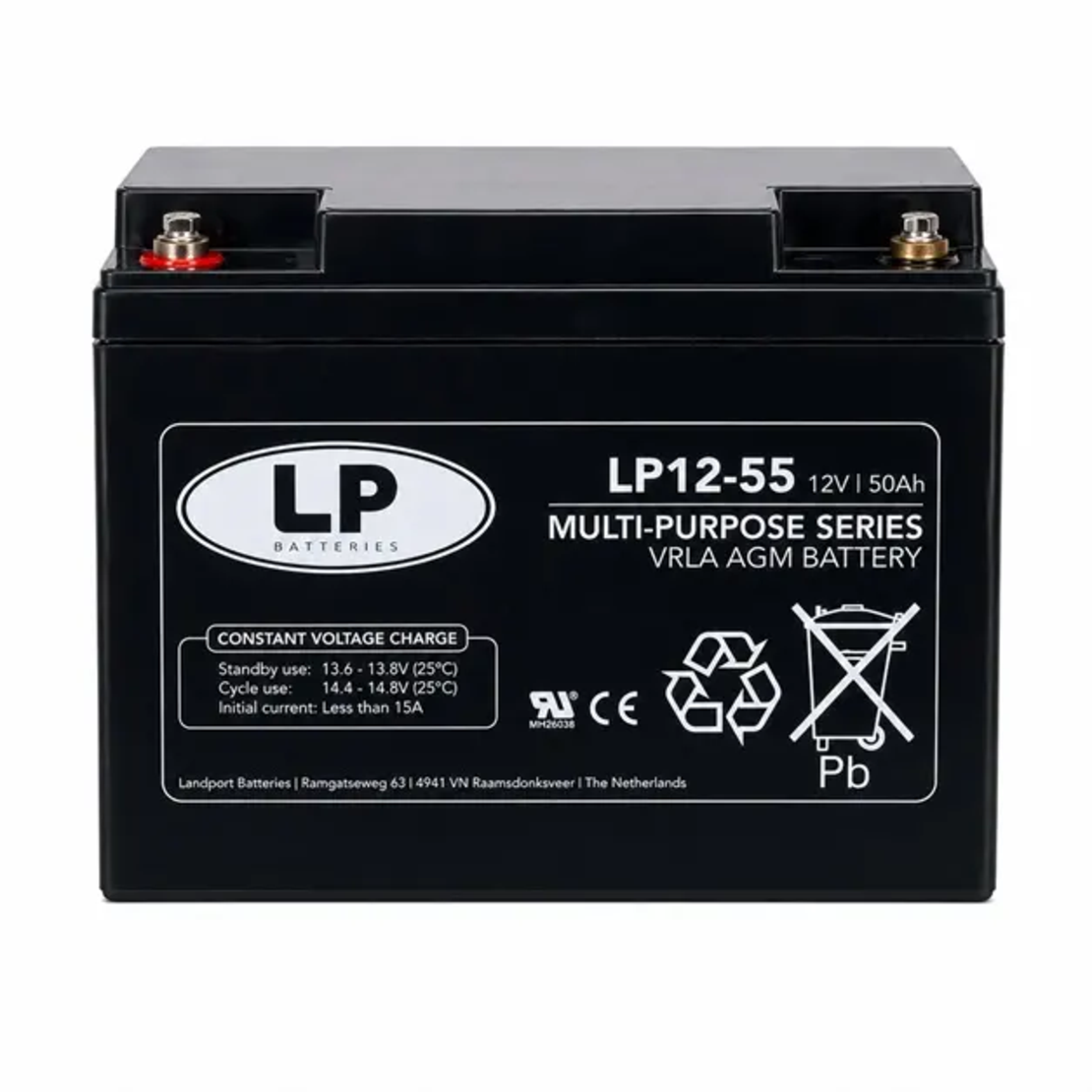 VRLA aкумулатор LP Battery 12V 55Ah LP12-55