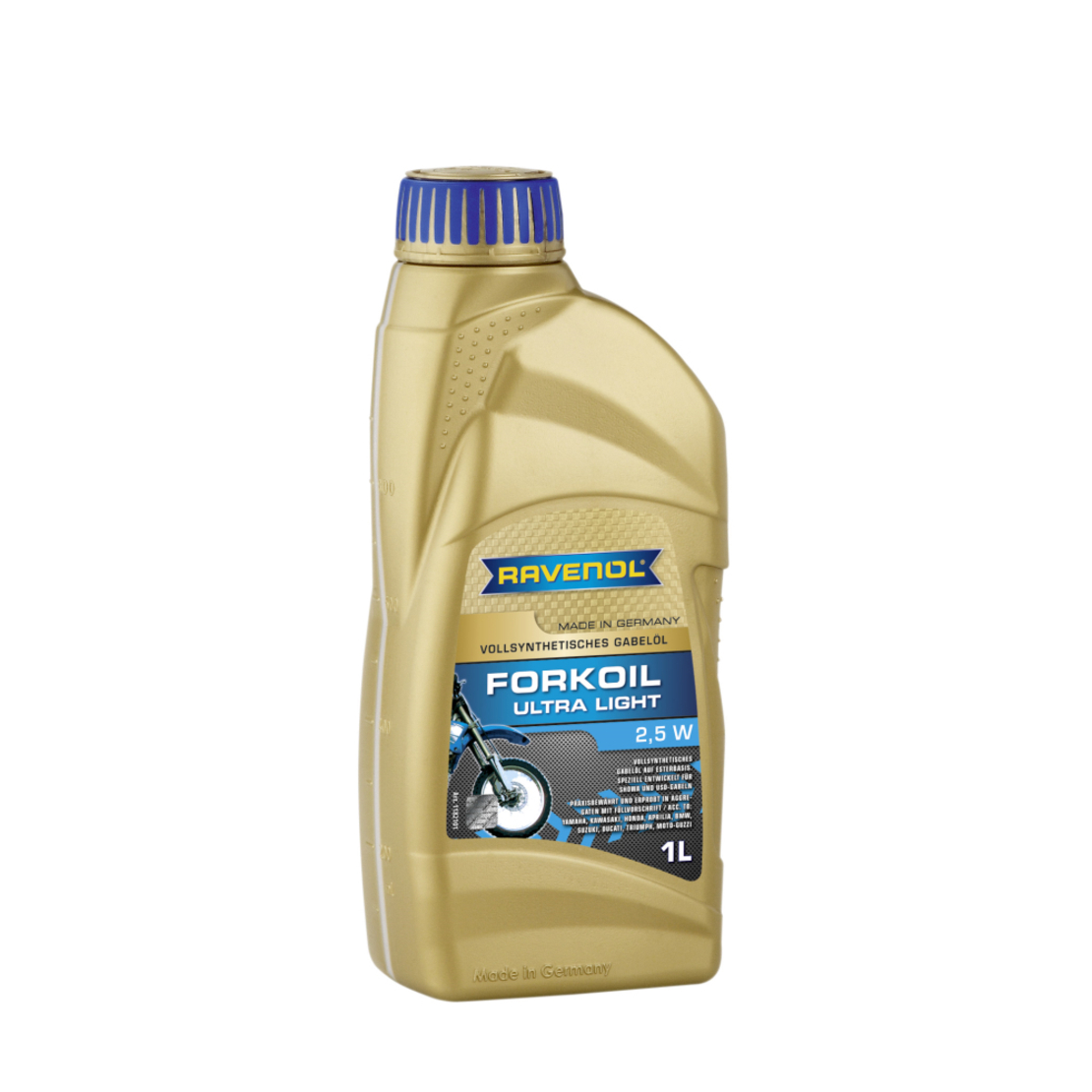 Масло за аморт. и вилки RAVENOL FORKOIL Ultra Light 2.5W 1л.