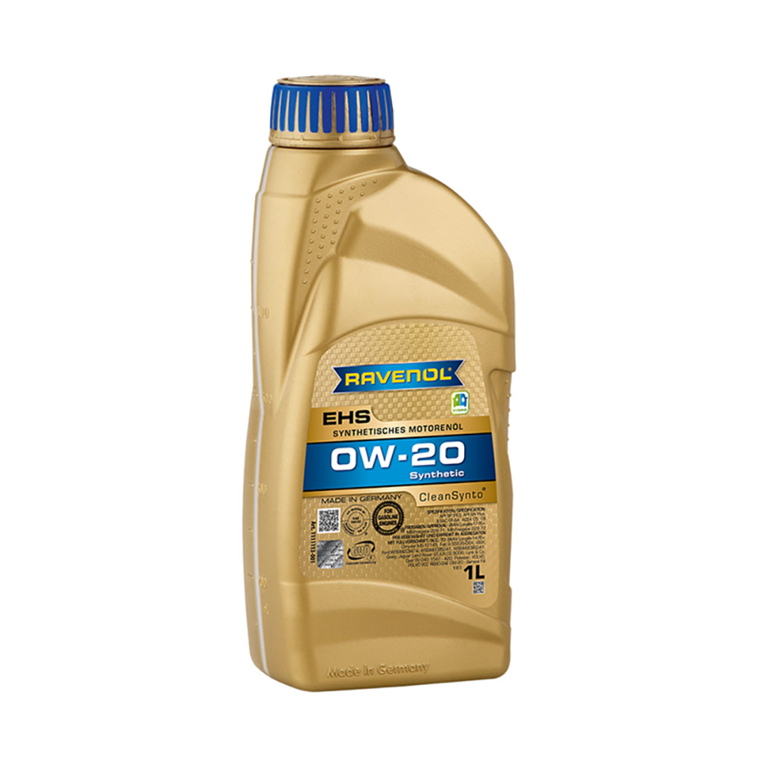 Моторно масло RAVENOL EHS 0W-20 1л.