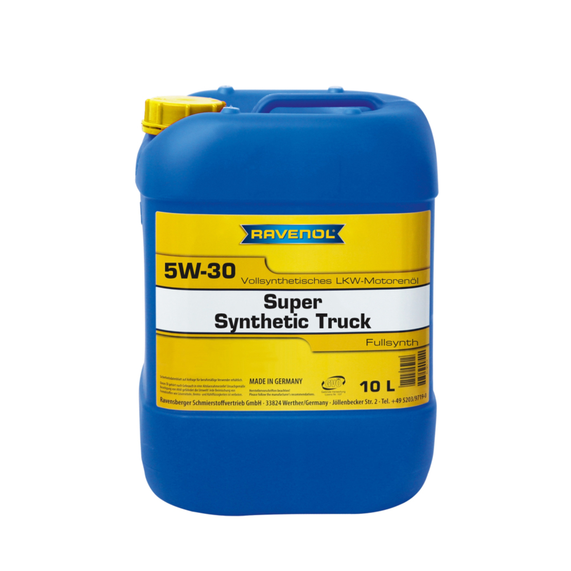 Моторно масло RAVENOL Super Synthetic Truck 5W-30 10л.