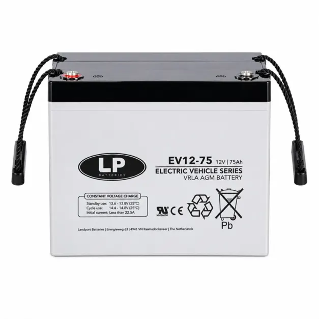 VRLA aкумулатор LP Electric Vehicle 12V 75Ah EV12-75