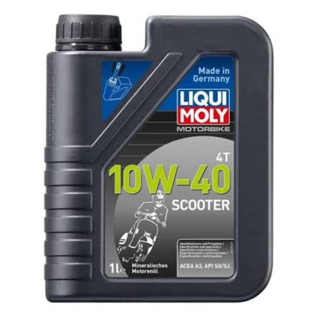Масло LIQUI MOLY Min. Motorbike 4T SCOOTER 10W‑40  - 1 Литър
