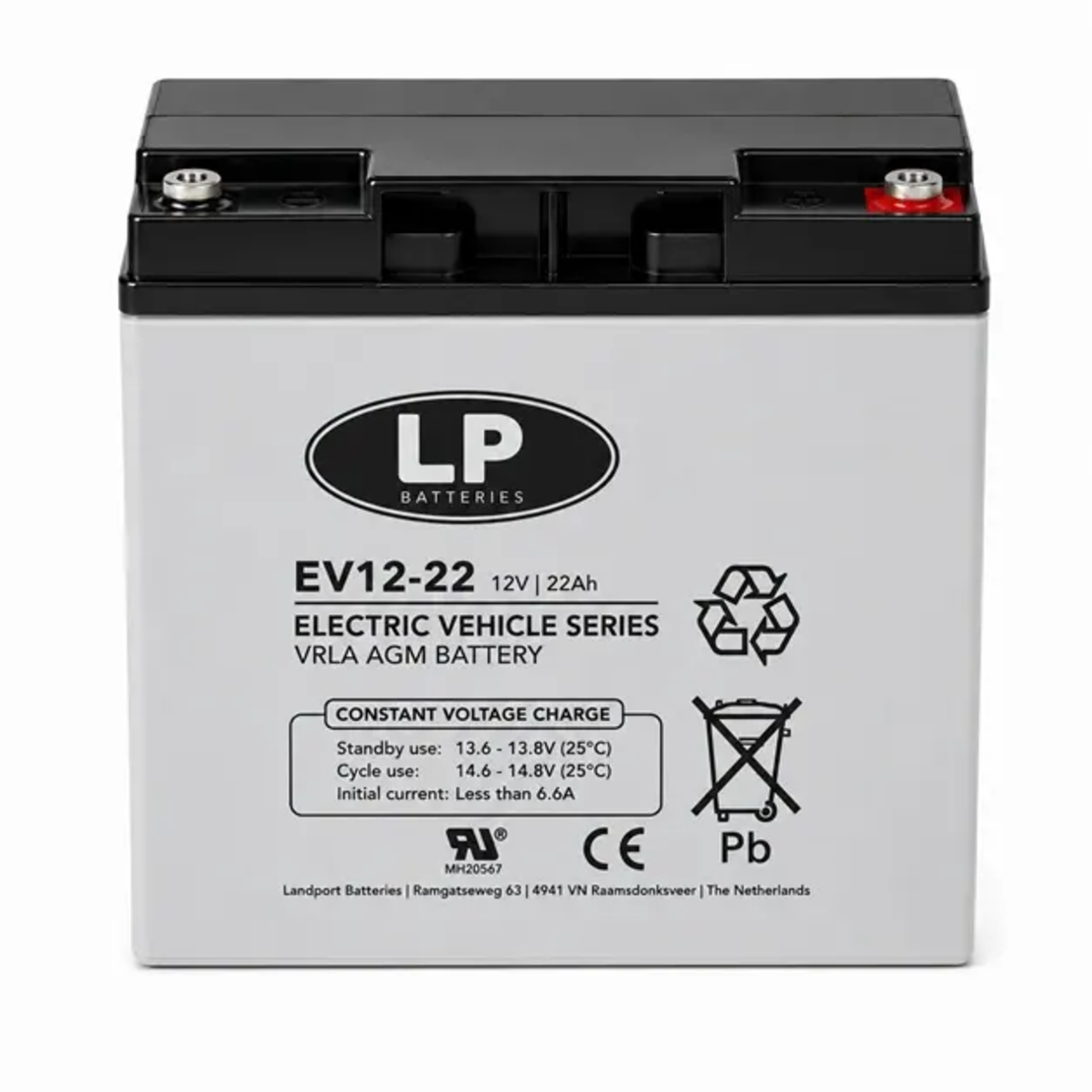 VRLA акумулатор LP Electric Vehicle 12V 22Ah EV12-22