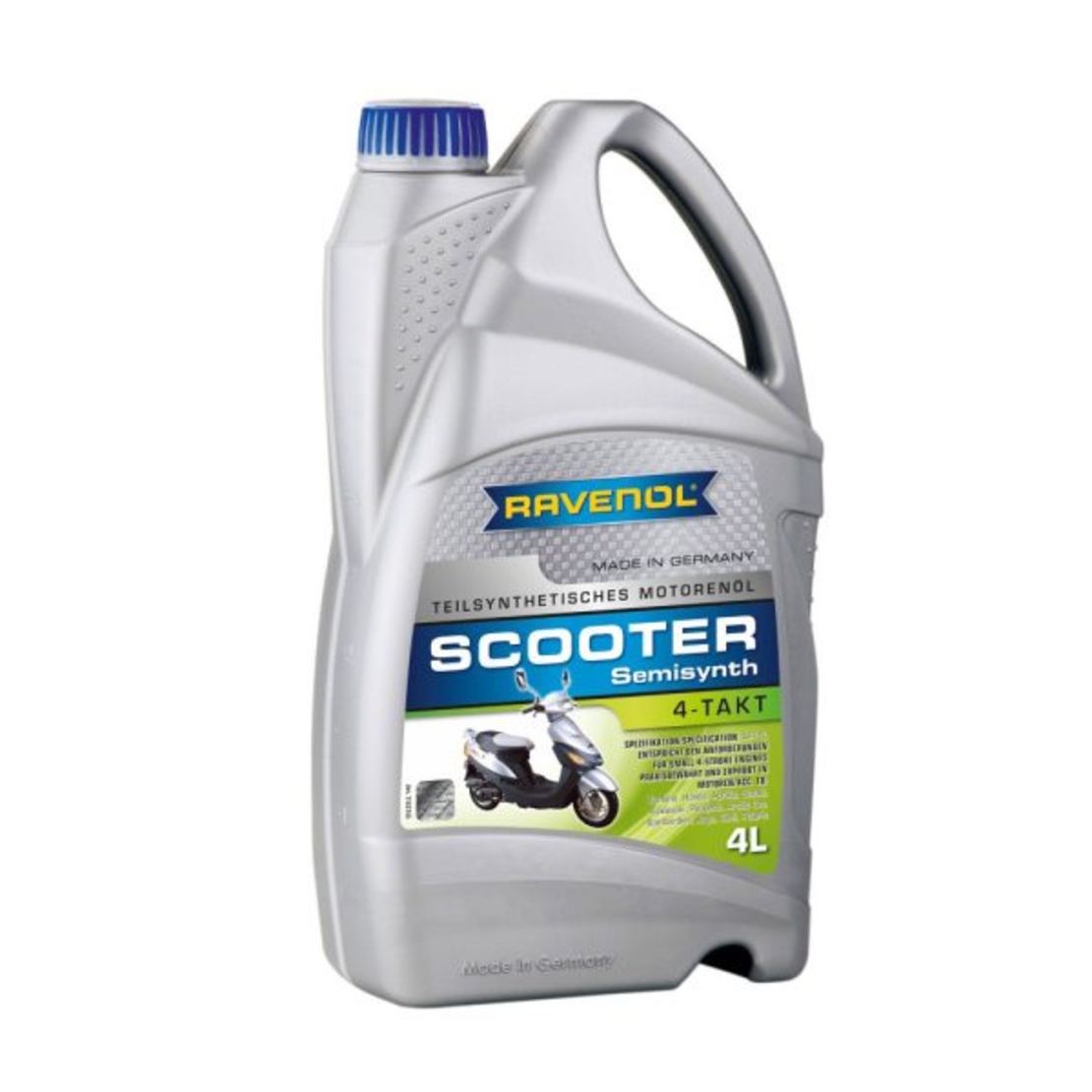 Моторно масло RAVENOL SCOOTER 4-Takt Teilsynth 4л.