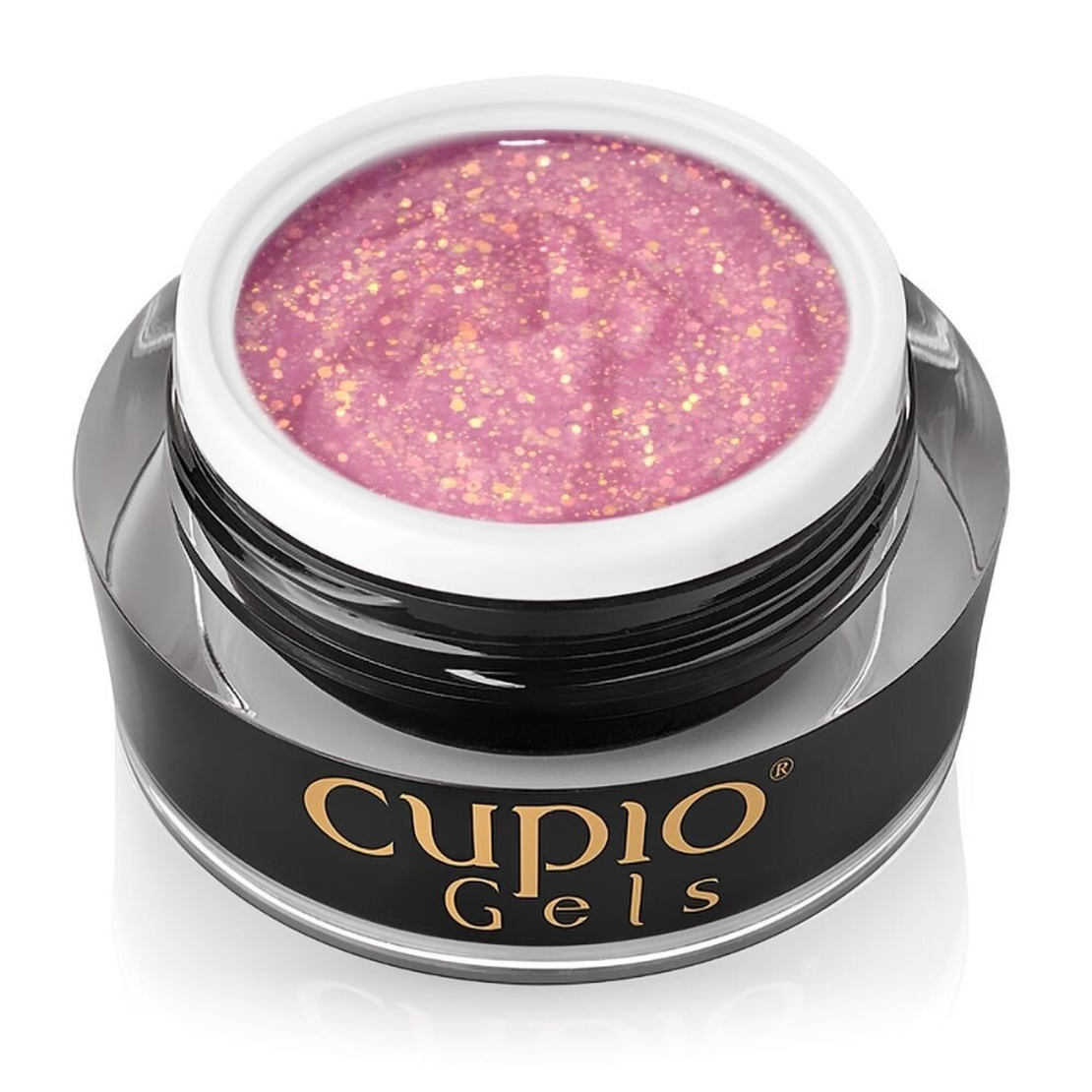 Изграждащ гел Cupio Glitter Glam - Flirty 15ml !!!Без TPO!!!