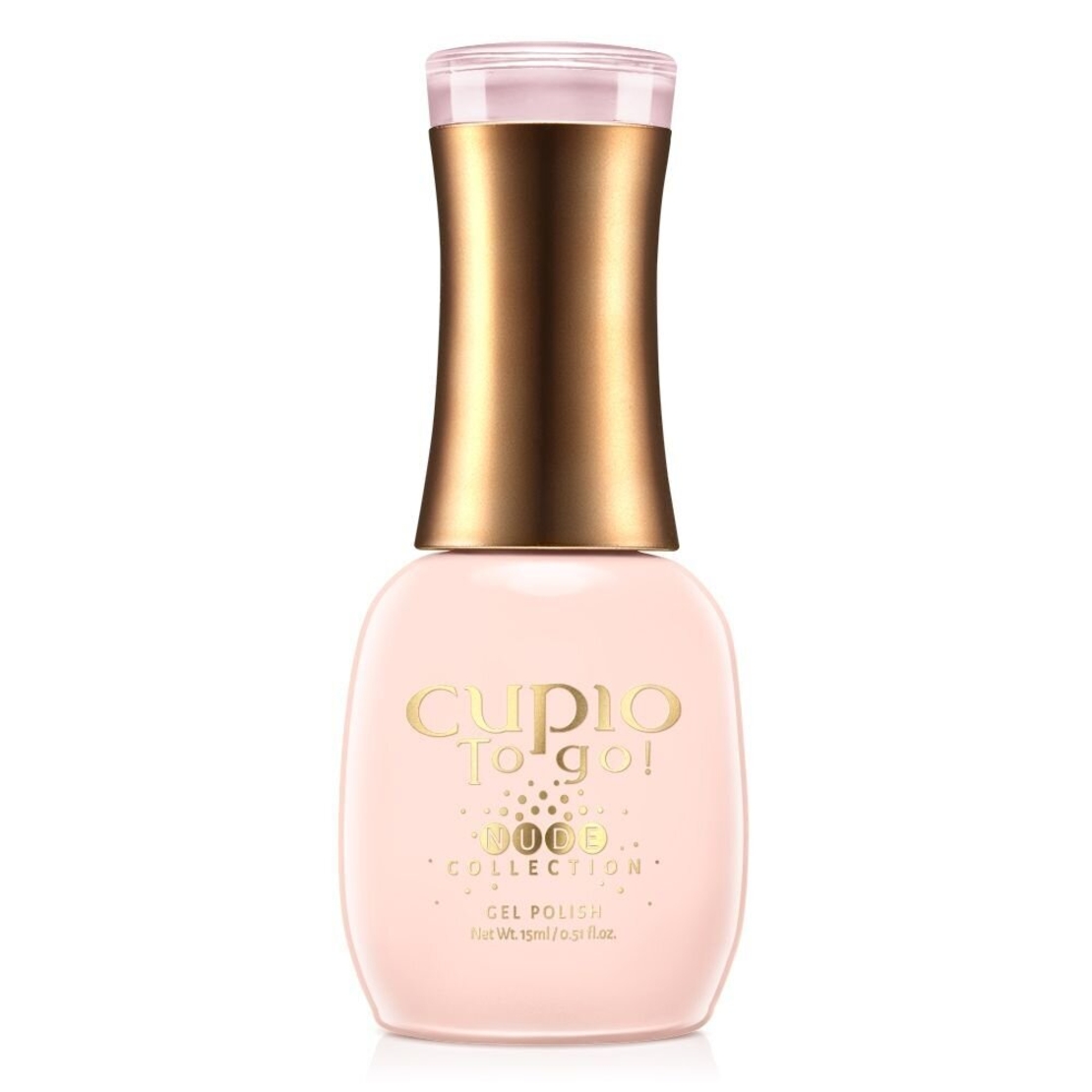 Полуперманентен лак за нокти Cupio To Go! Nude Collection - Nudissimo 15мл