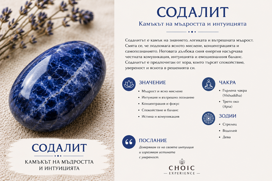 Sodalite – The Stone of Wisdom and Intuition