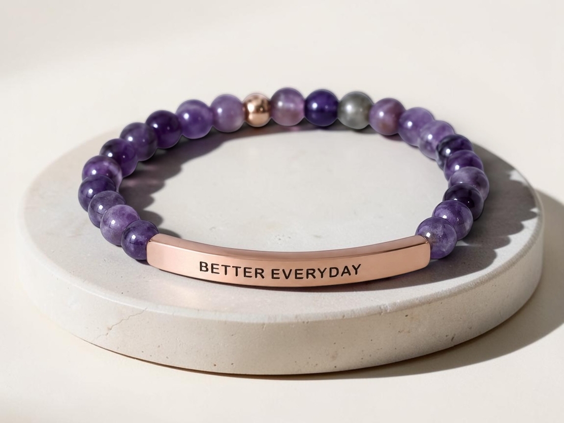 Гривна от Аметист „Better Everyday“