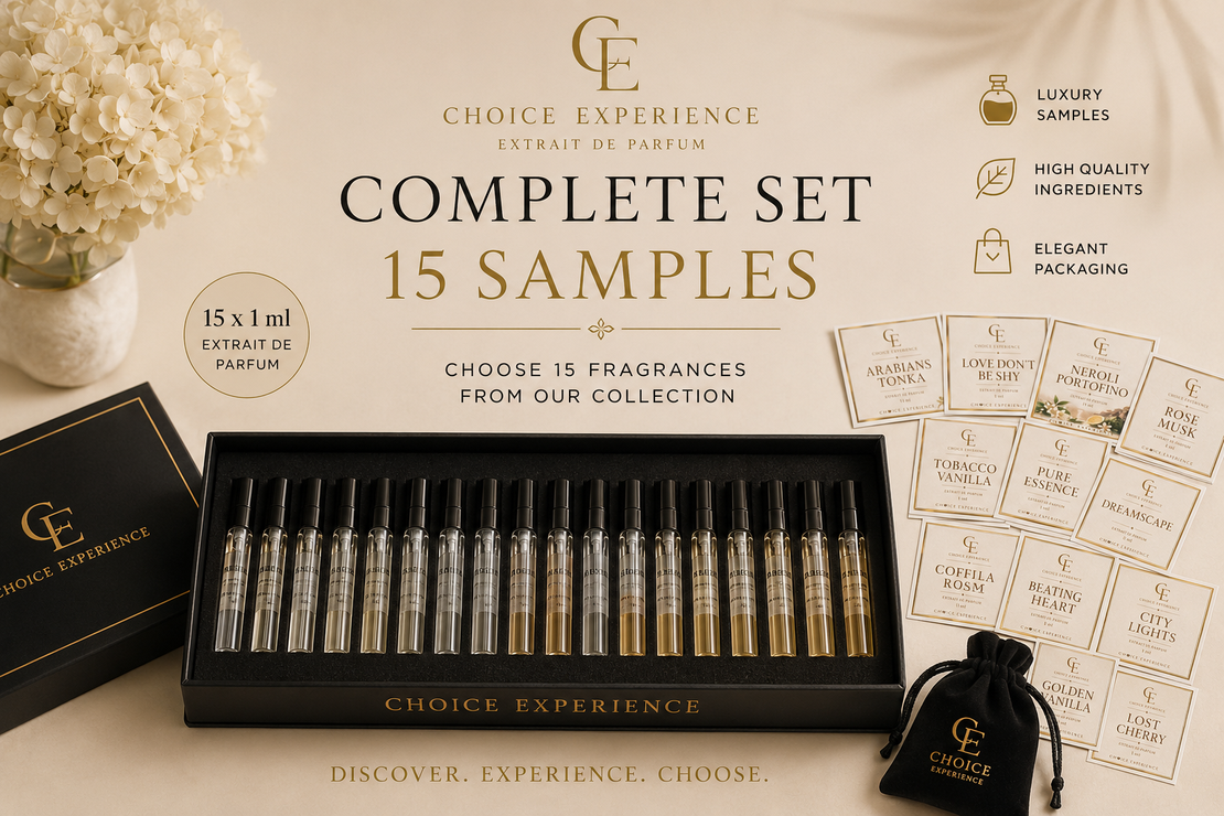Choice Experience Discovery Set – Пълен комплект с 15 мостри (1 ml)