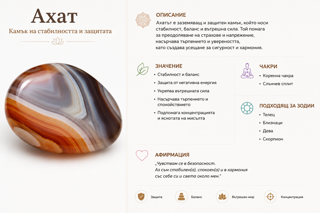 Agate – Stone of Stability and Protection
