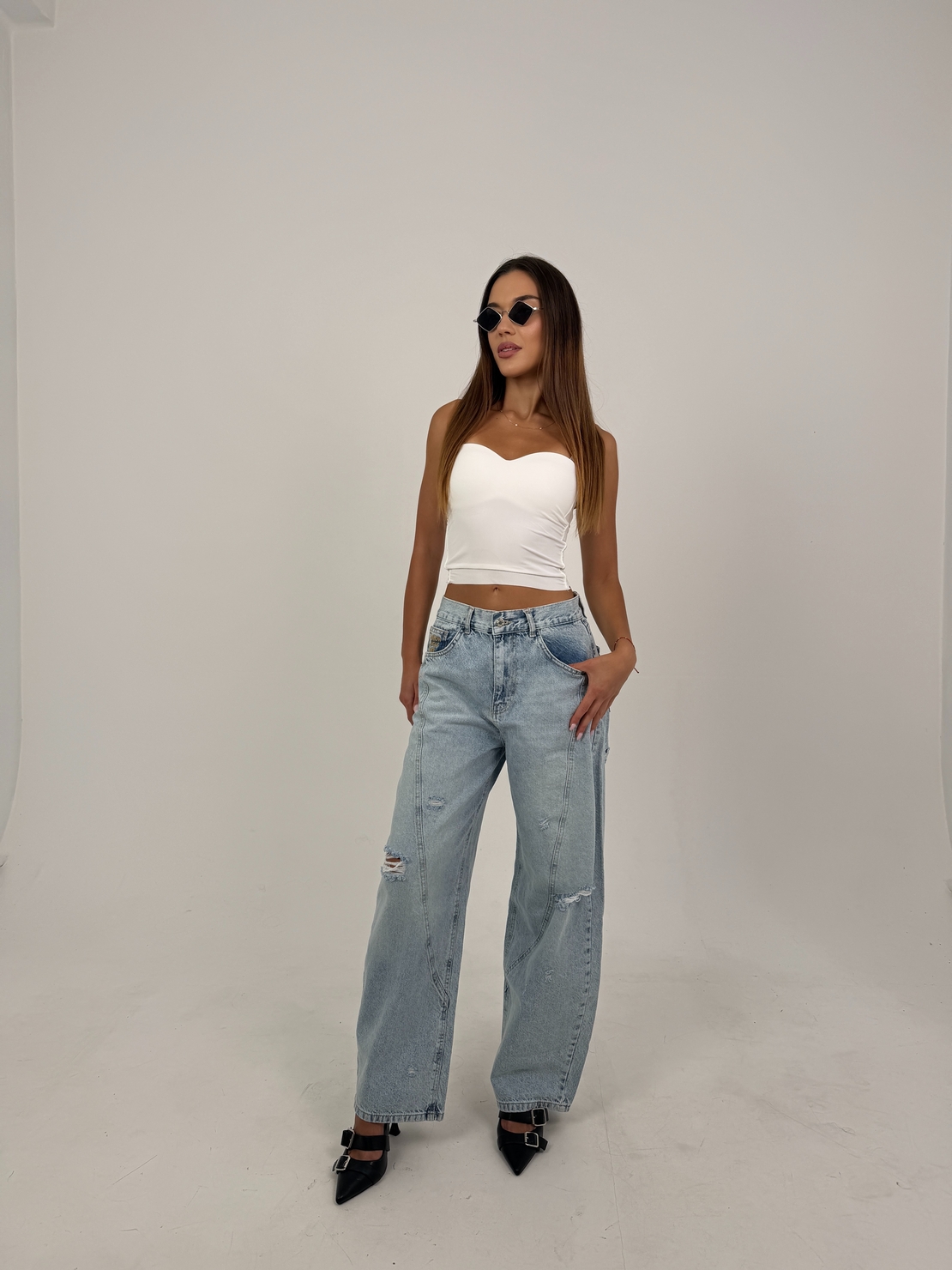 Дънки с oversize модел