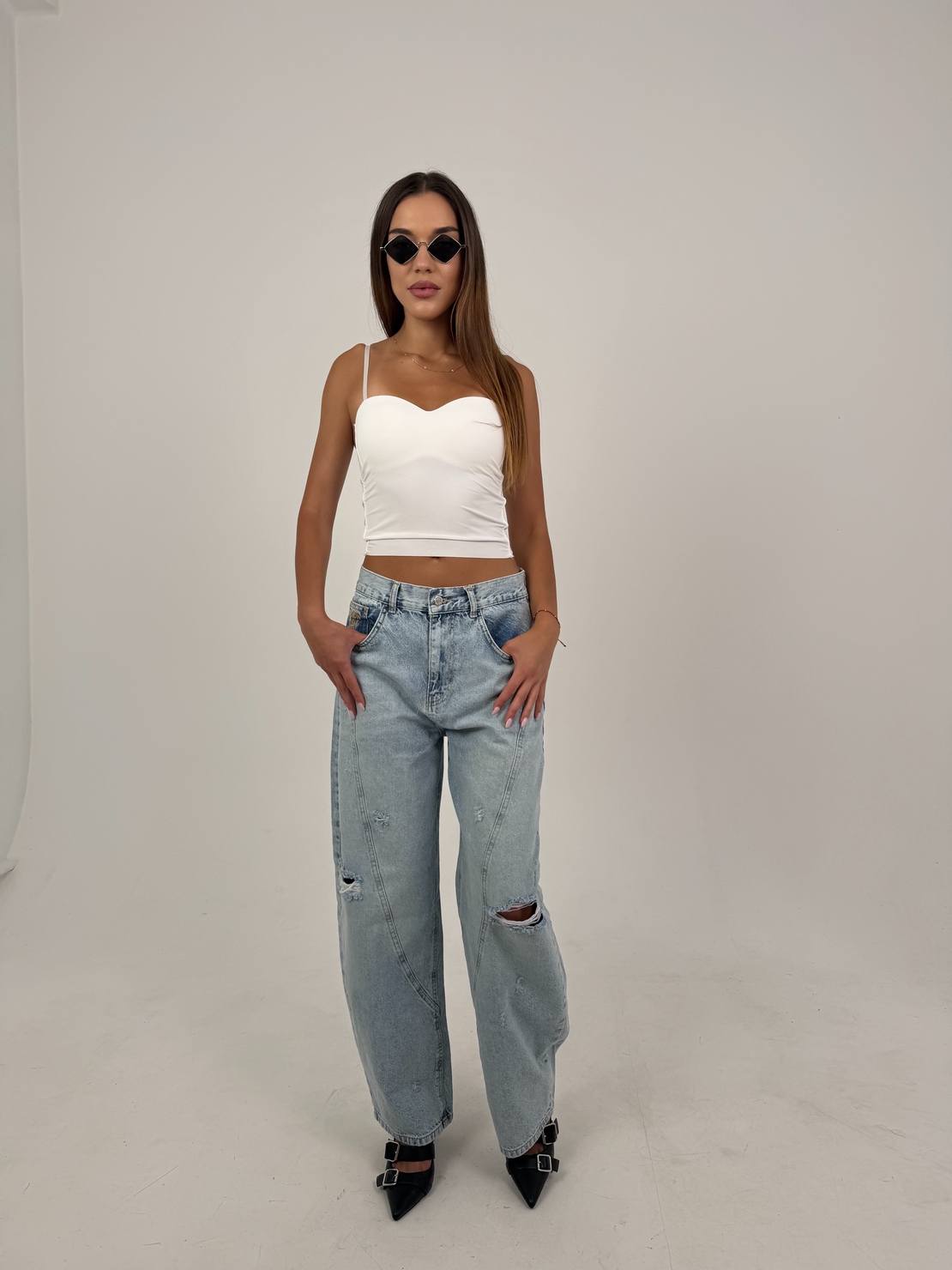 Дънки с oversize модел