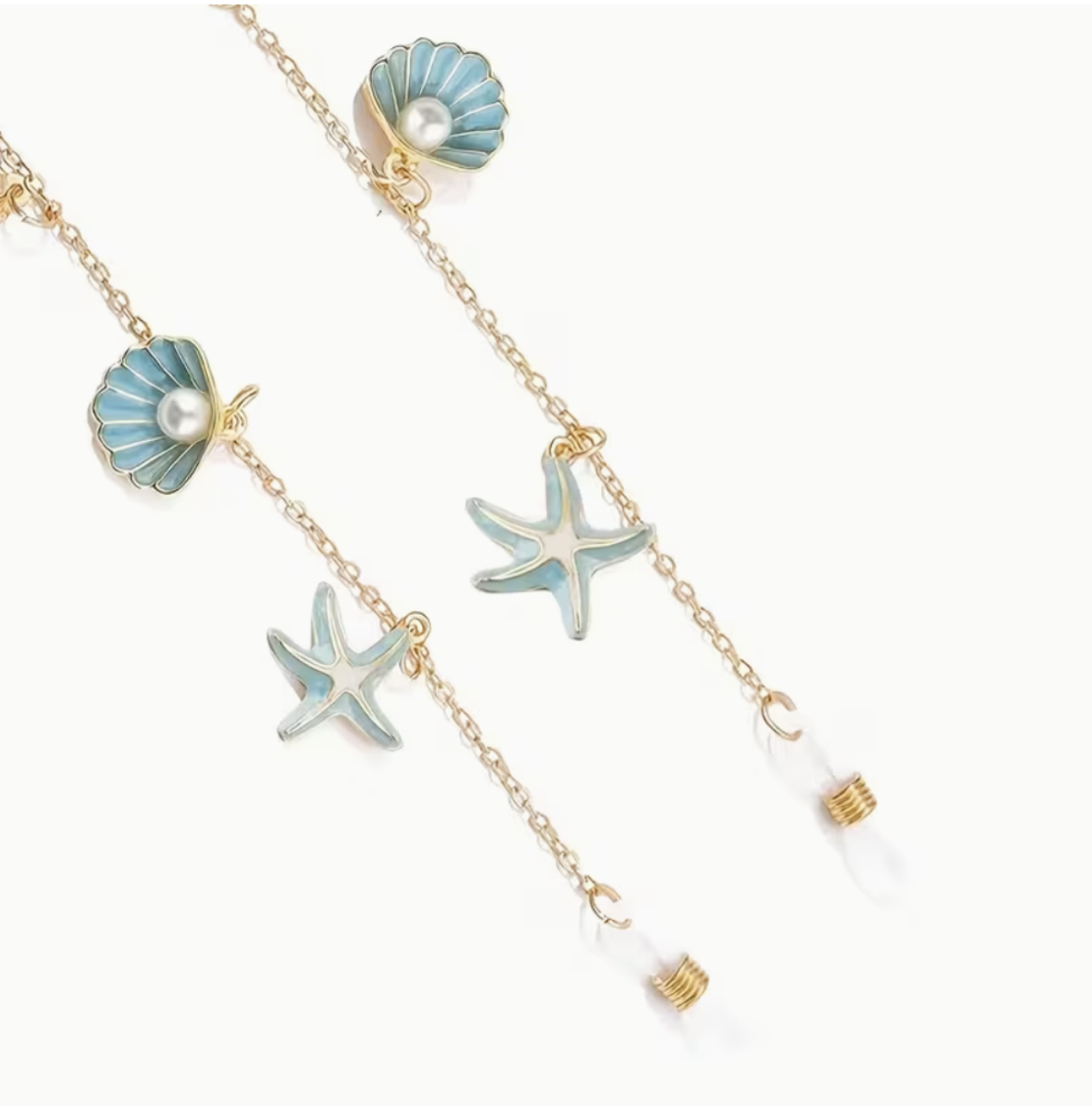 Fashion Starfish Shell Decorated Eyeglasses Chain