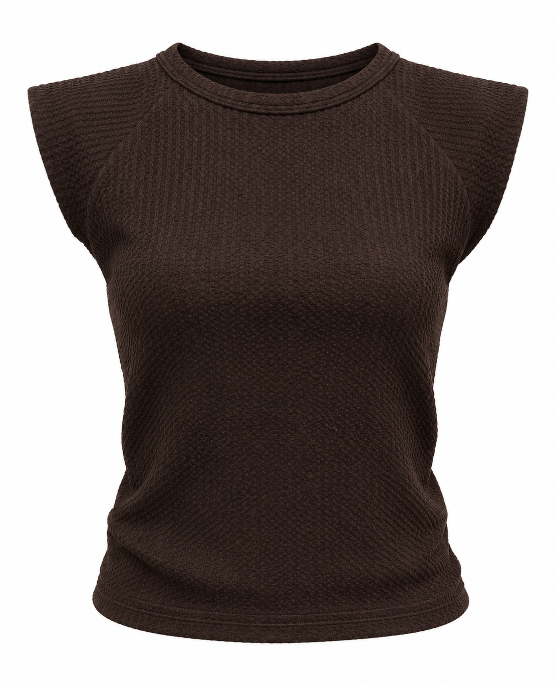 Elegant Two-Piece Textured Set with Layered Skirt/2450/
