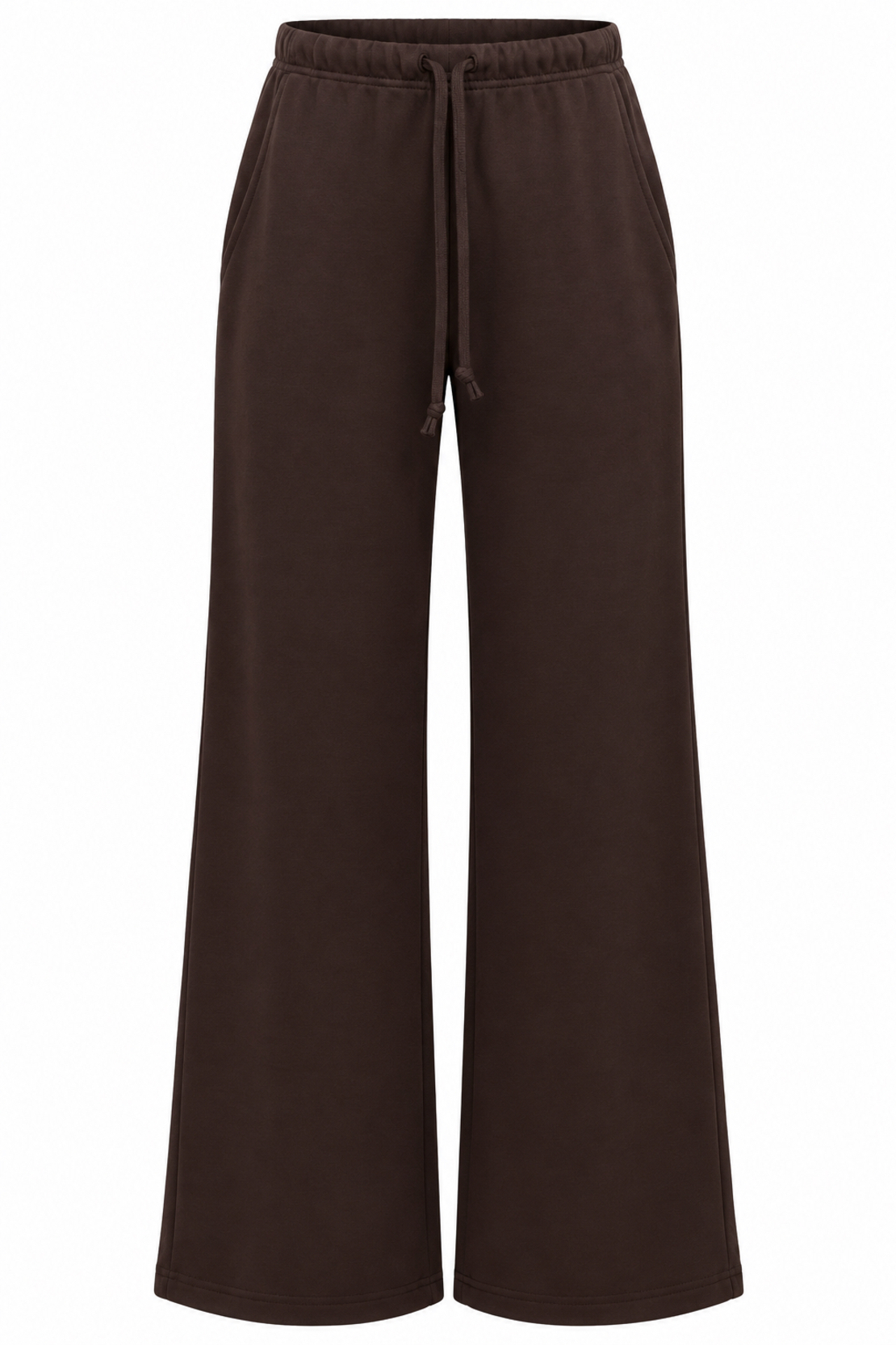 Elegant Women’s Peplum Two-Piece Set/2608/Brown