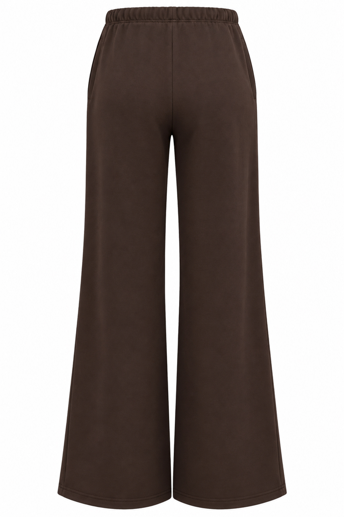 Elegant Women’s Peplum Two-Piece Set/2608/Brown