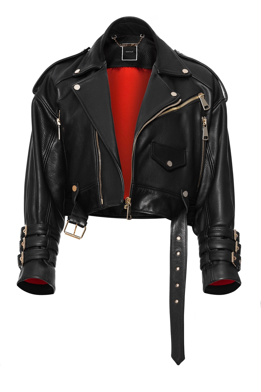MOTORCYCLE JACKET IN CALFSKIN ,, Dominus''
