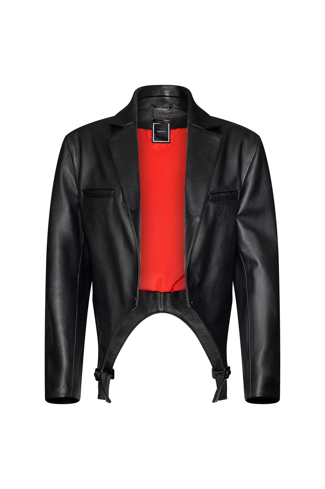 Oversized leather blazer ,, Eclipse
