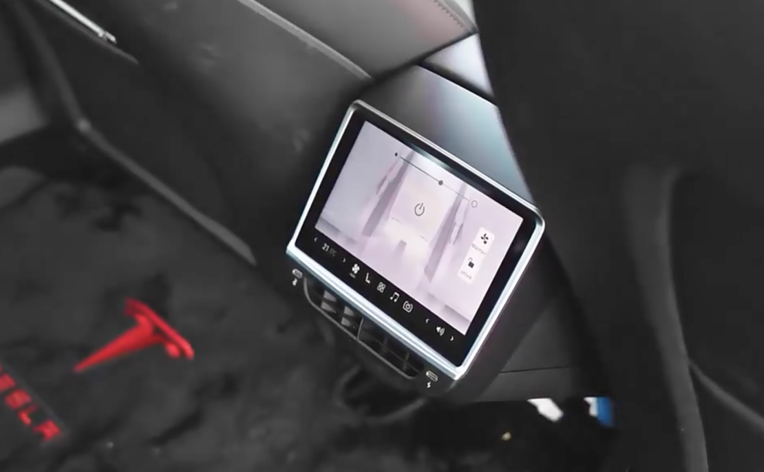 Tesla Model 3/Y Rear HeadUp Display/AndroidAuto/Carplay