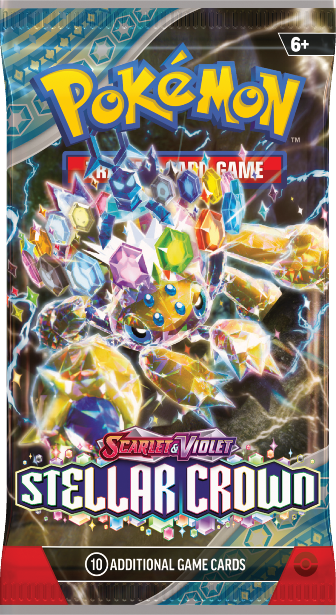 Pokemon TCG: Scarlet & Violet -  Stellar Crown Бустер (10 карти)