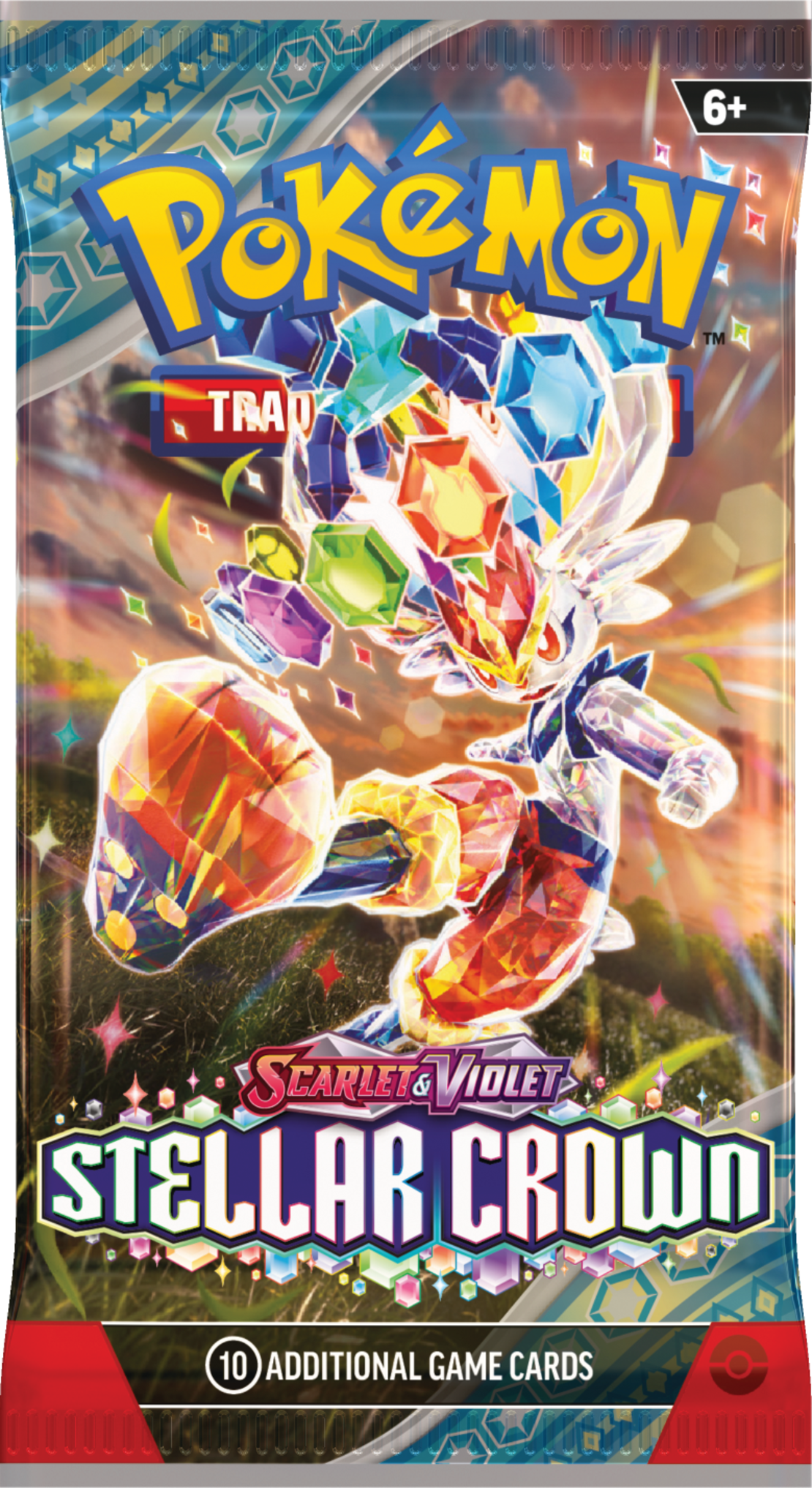 Pokemon TCG: Scarlet & Violet -  Stellar Crown Бустер (10 карти)