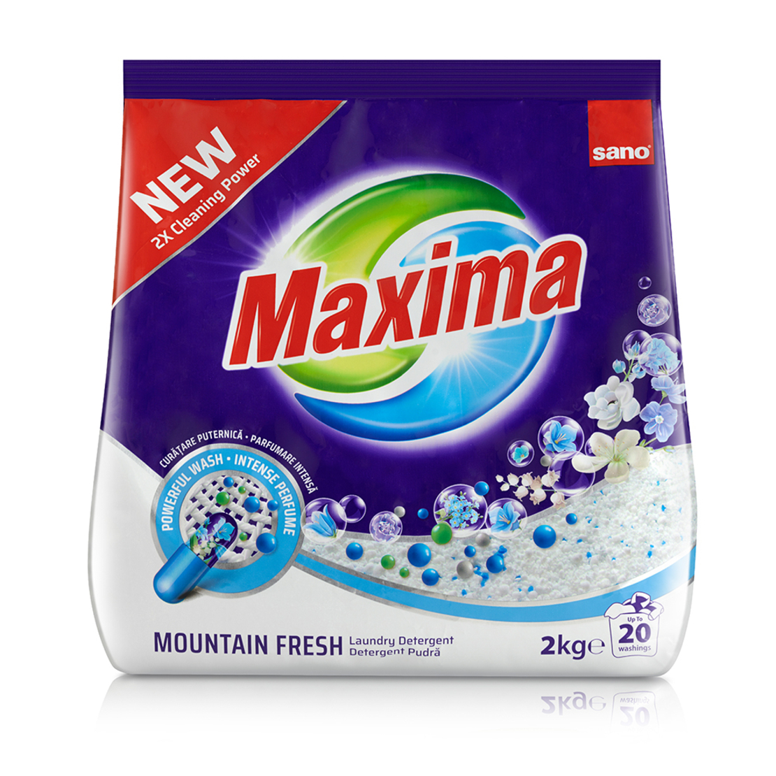 Sano Maxima Mountain Fresh Powder Detergent