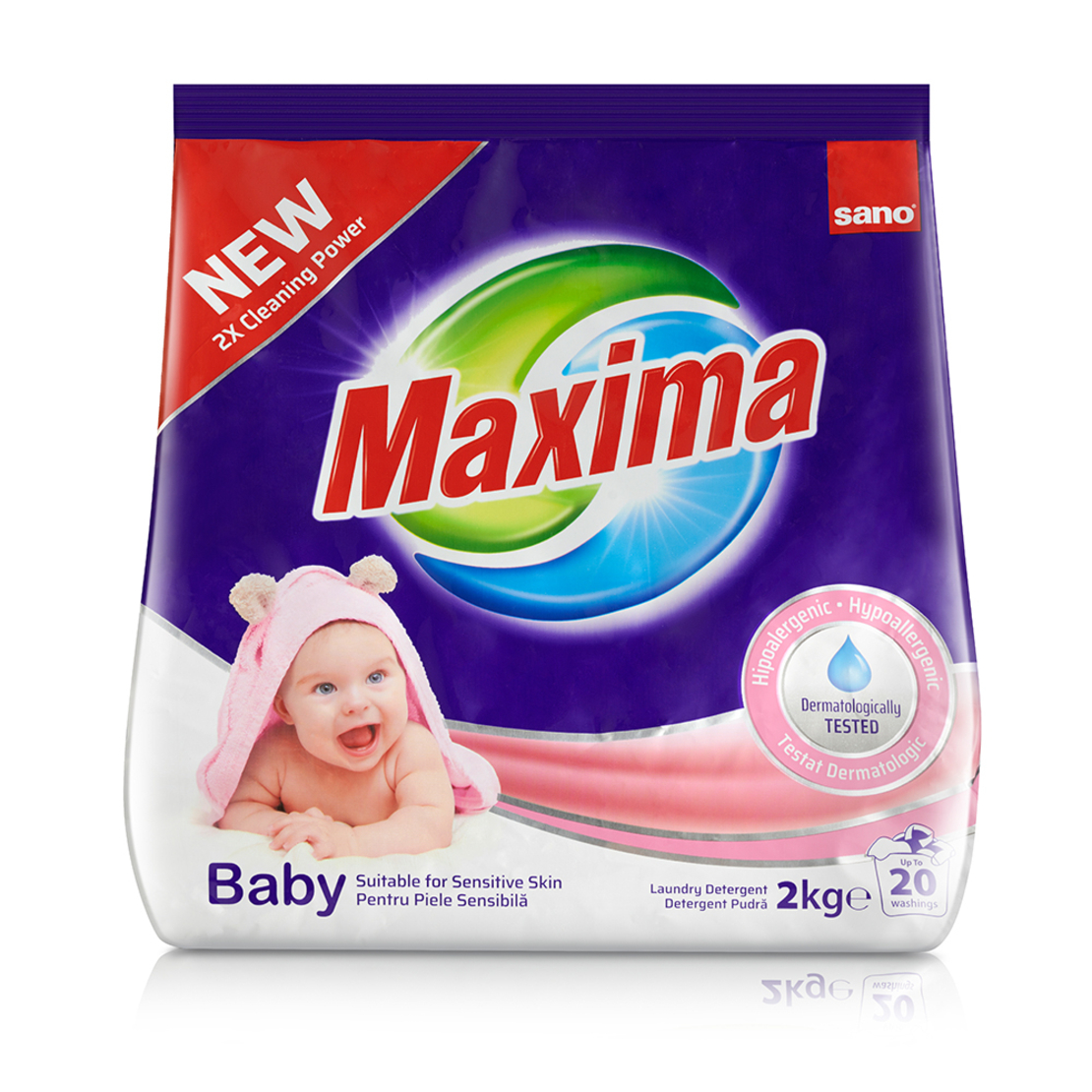Sano Maxima Baby Powder Detergent