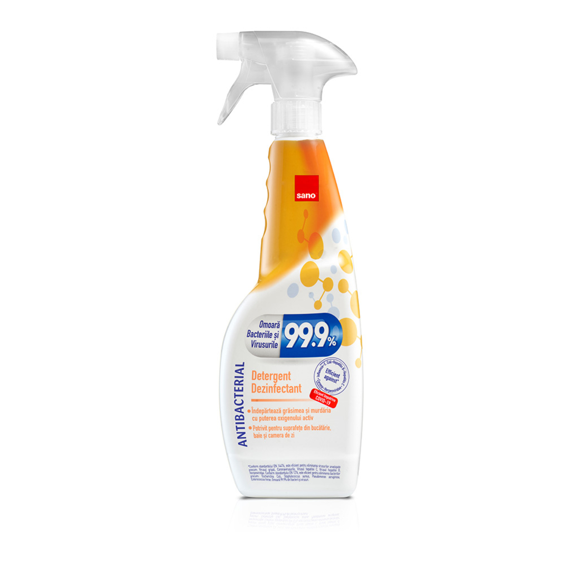 Sano 99.9% Disinfectant Cleaning Spray